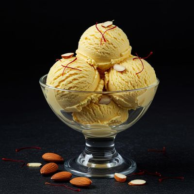 Kesar Badam Ice Cream